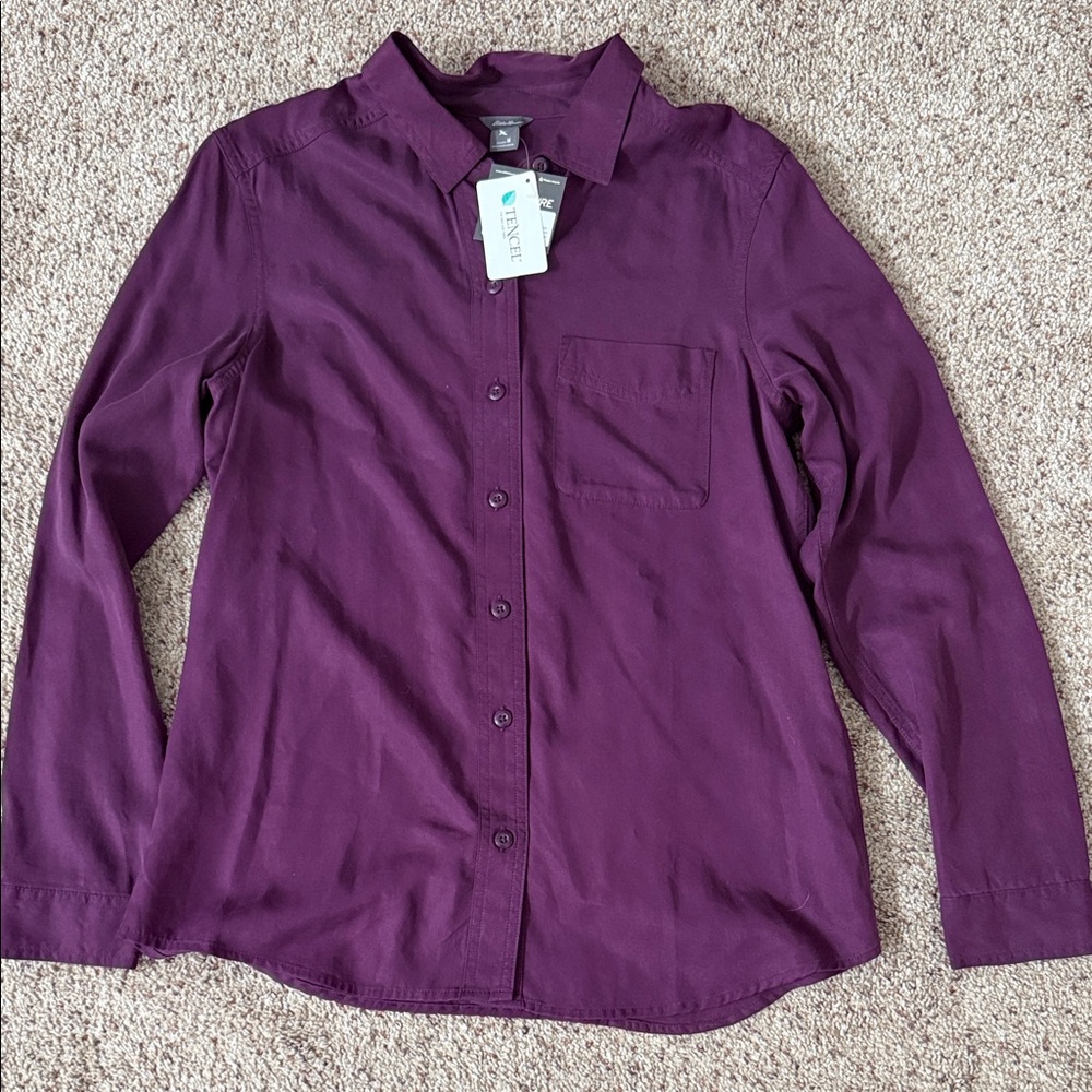 Eddie Bauer Deep Purple Shirt